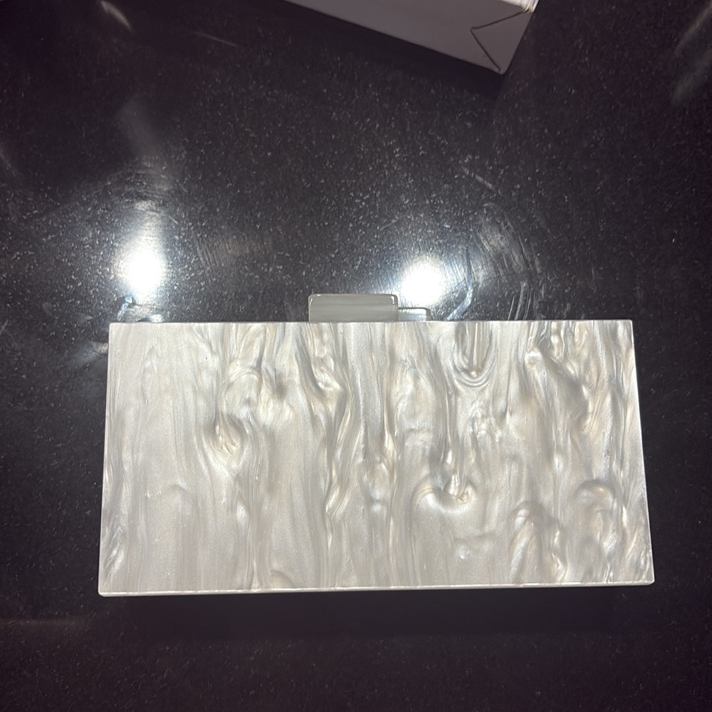 J. Crew Pearl Acetate Clutch - Picture 2 of 7